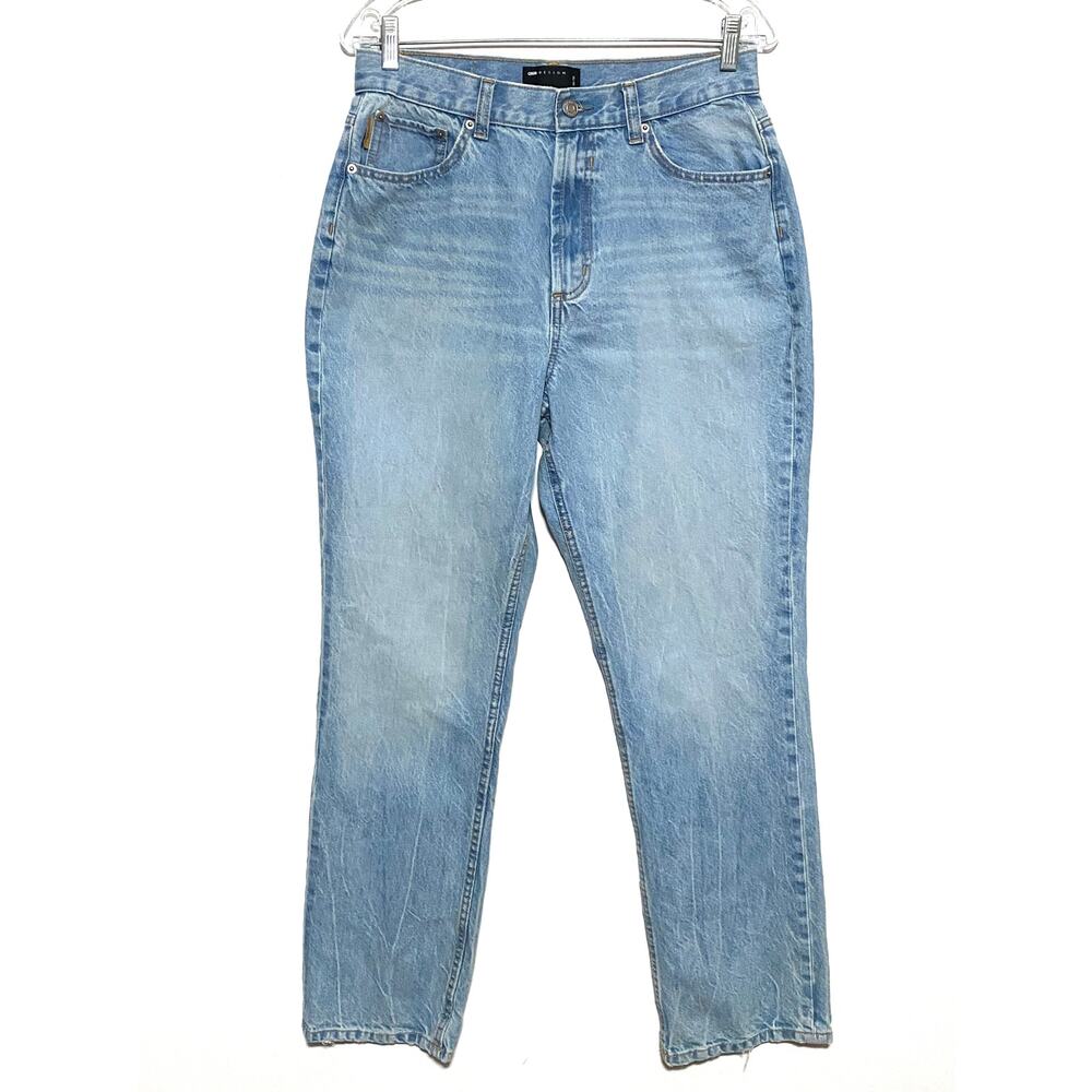 ASOS Jeans Mens 30 x 32 Light Wash Straight Leg Distressed Classic Casual Norm
